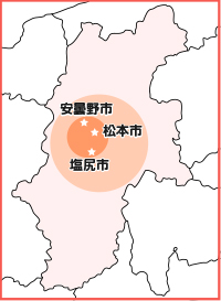 サポート対応エリア図