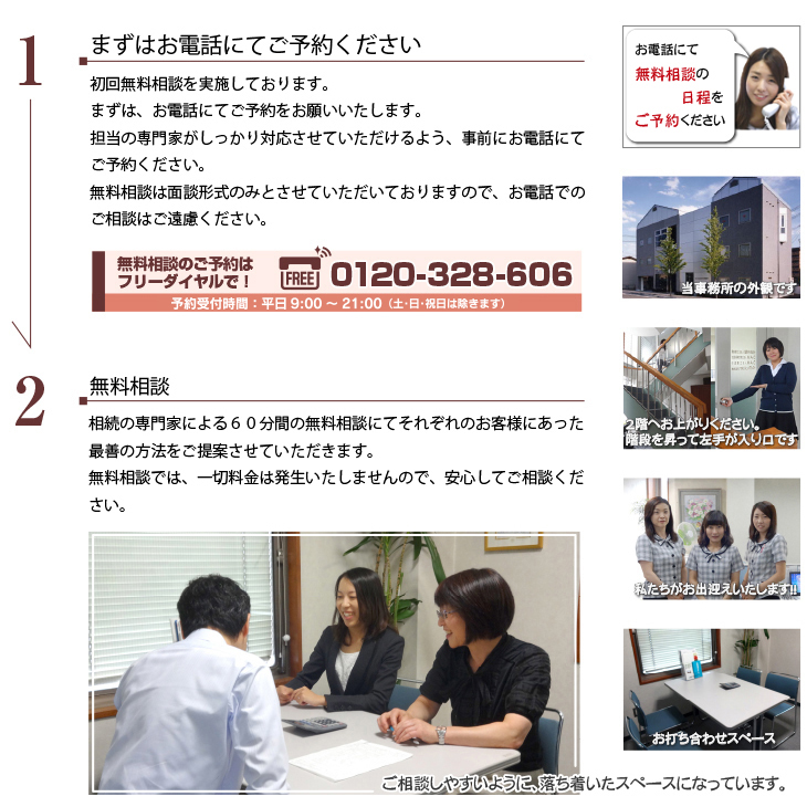 ご相談の流れ（チャート図）